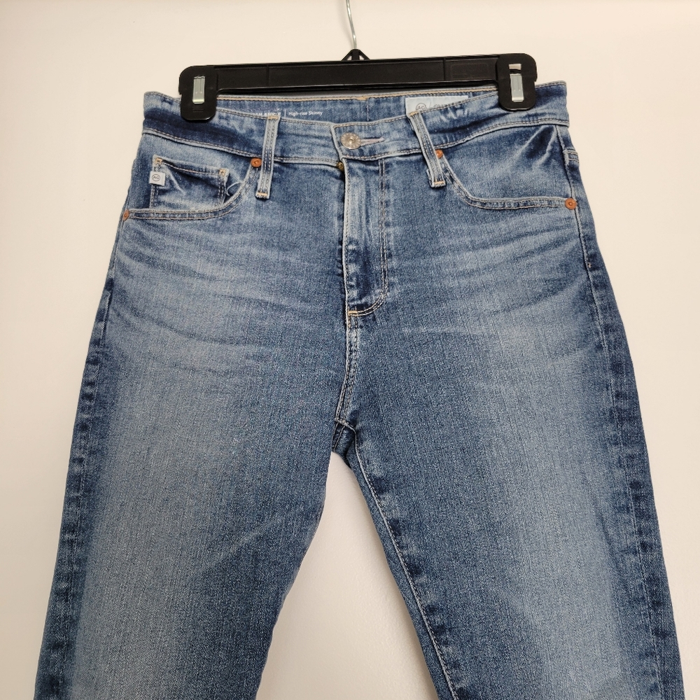 AG Adriano‎ Goldschmied Farrah Ankle High Rise Skinny Jeans Size 26 LIKE NEW - Picture 4 of 12